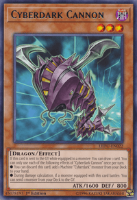 Cyberdark Cannon [LEDU-EN022] Rare - POKÉ JEUX