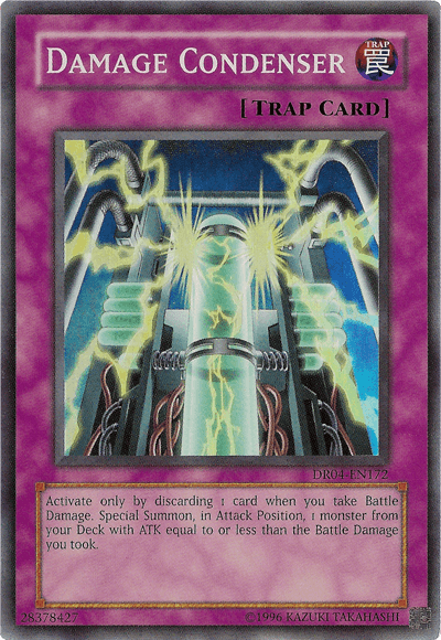 Damage Condenser [DR04-EN172] Super Rare - POKÉ JEUX