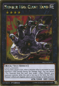 Number 106: Giant Hand [PGL3-EN075] Gold Rare - POKÉ JEUX
