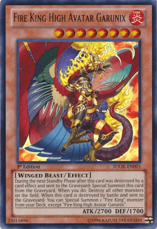 Fire King High Avatar Garunix [SDOK-EN001] Ultra Rare - POKÉ JEUX