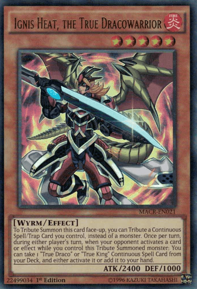 Ignis Heat, the True Dracowarrior [MACR-EN021] Ultra Rare - POKÉ JEUX
