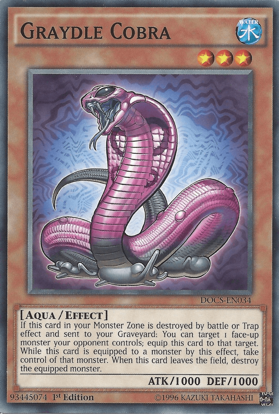 Graydle Cobra [DOCS-EN034] Common - POKÉ JEUX