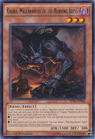 Cagna, Malebranche of the Burning Abyss [SECE-EN084] Rare - POKÉ JEUX