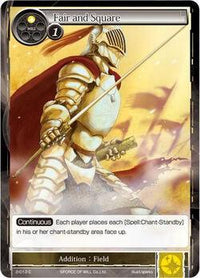 Fair and Square (2-013) [The War of Valhalla] - POKÉ JEUX