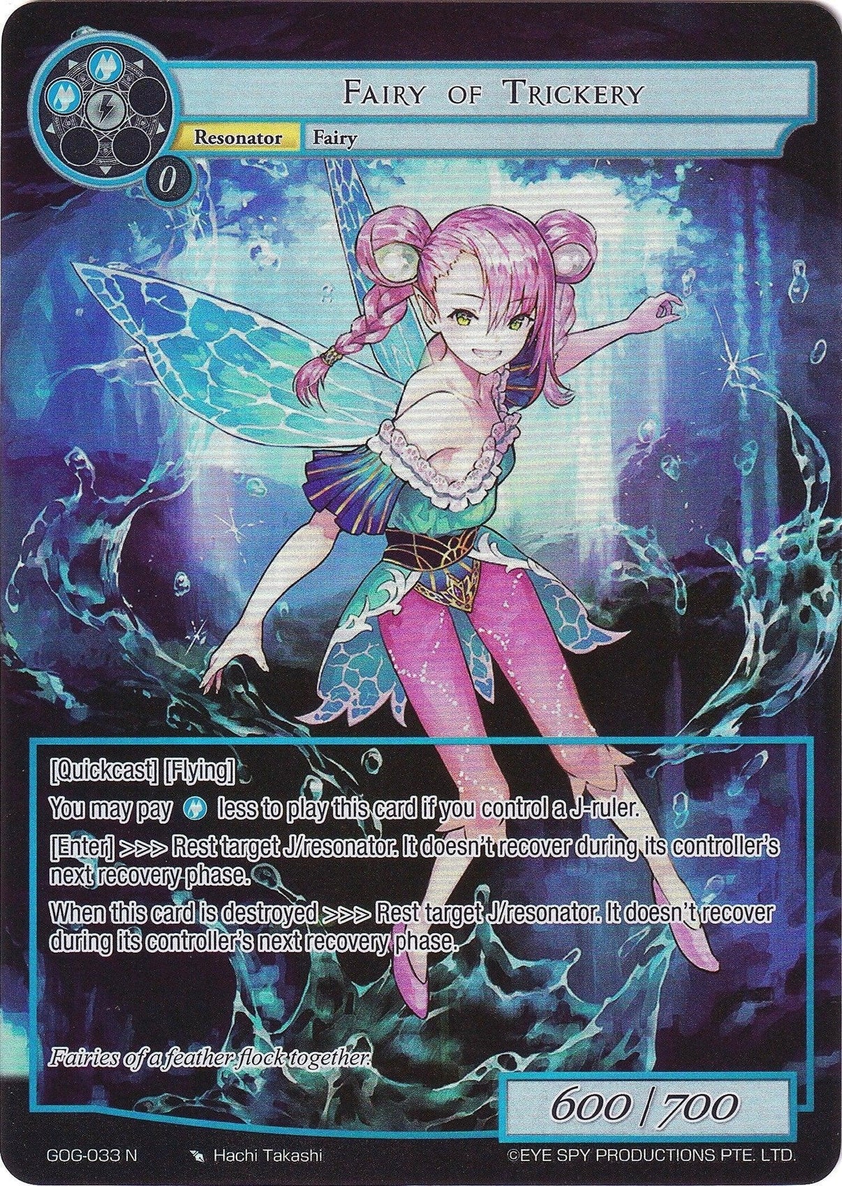 Fairy of Trickery (Full Art) (GOG-033) [Game of Gods] - POKÉ JEUX