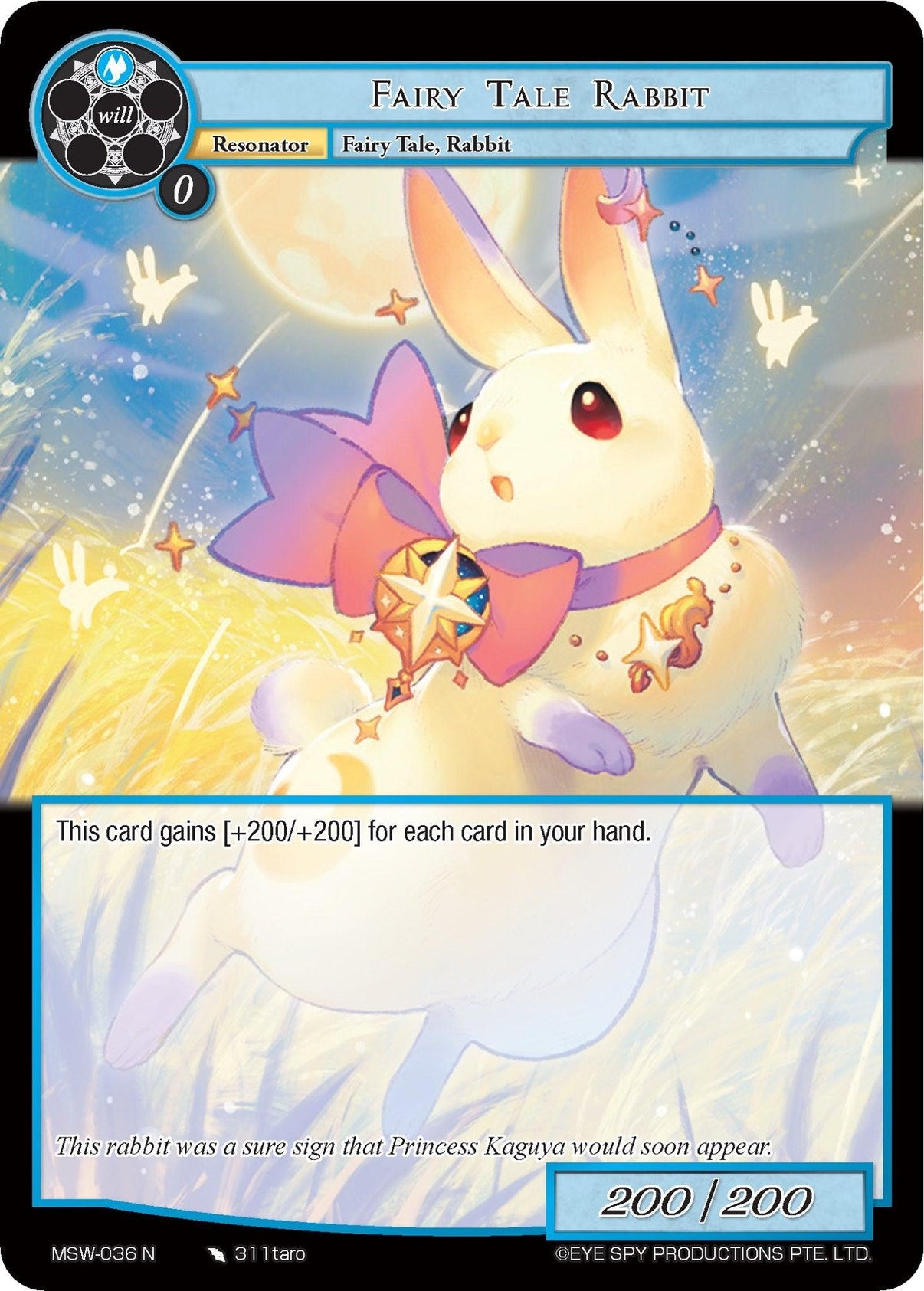 Fairy Tale Rabbit (MSW-036) [The Magic Stone War - Zero] - POKÉ JEUX