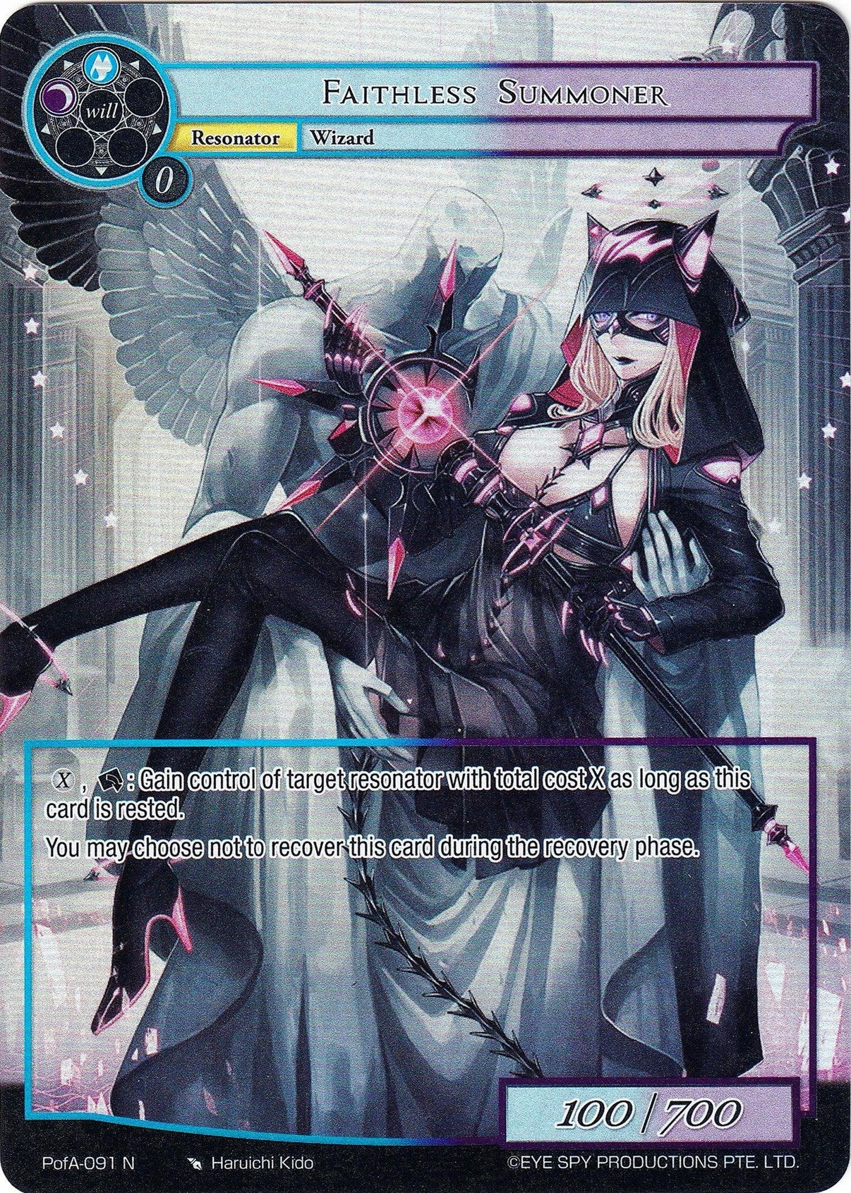 Faithless Summoner (Full Art) (PofA-091) [Alice Origin IV: Prologue of Attoractia] - POKÉ JEUX