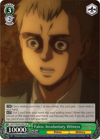 Falco: Involuntary Witness (Foil) [Attack On Titan: Final Season] - POKÉ JEUX
