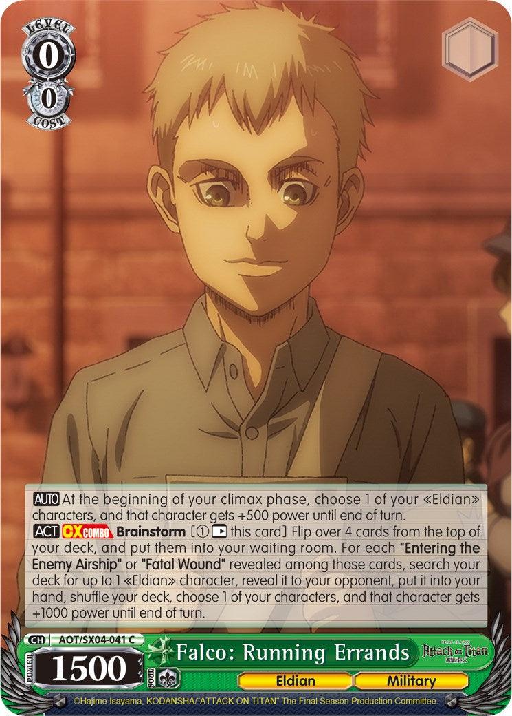 Falco: Running Errands [Attack On Titan: Final Season] - POKÉ JEUX