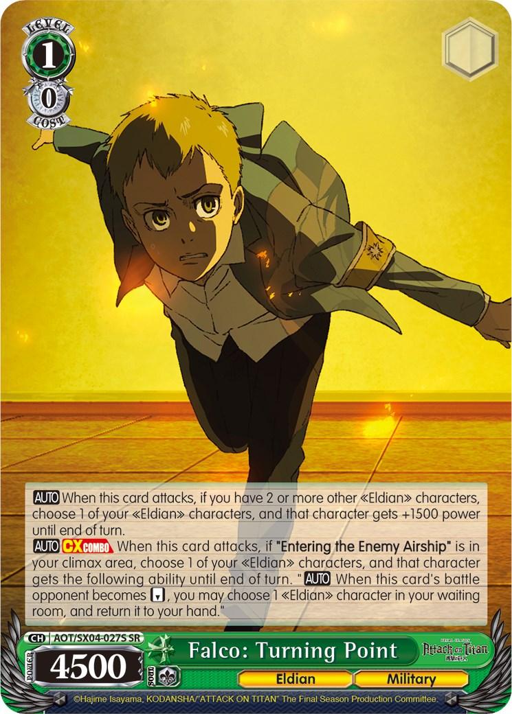 Falco: Turning Point (Foil) [Attack On Titan: Final Season] - POKÉ JEUX