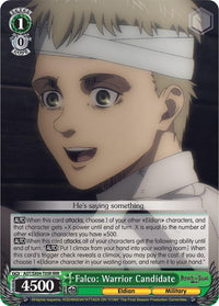 Falco: Warrior Candidate (Foil) [Attack On Titan: Final Season] - POKÉ JEUX