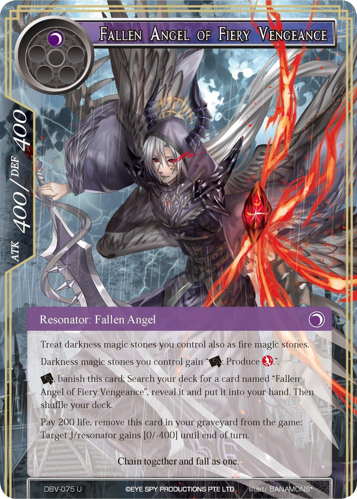 Fallen Angel of Fiery Vengeance (DBV-075) [The Decisive Battle of Valhalla] - POKÉ JEUX