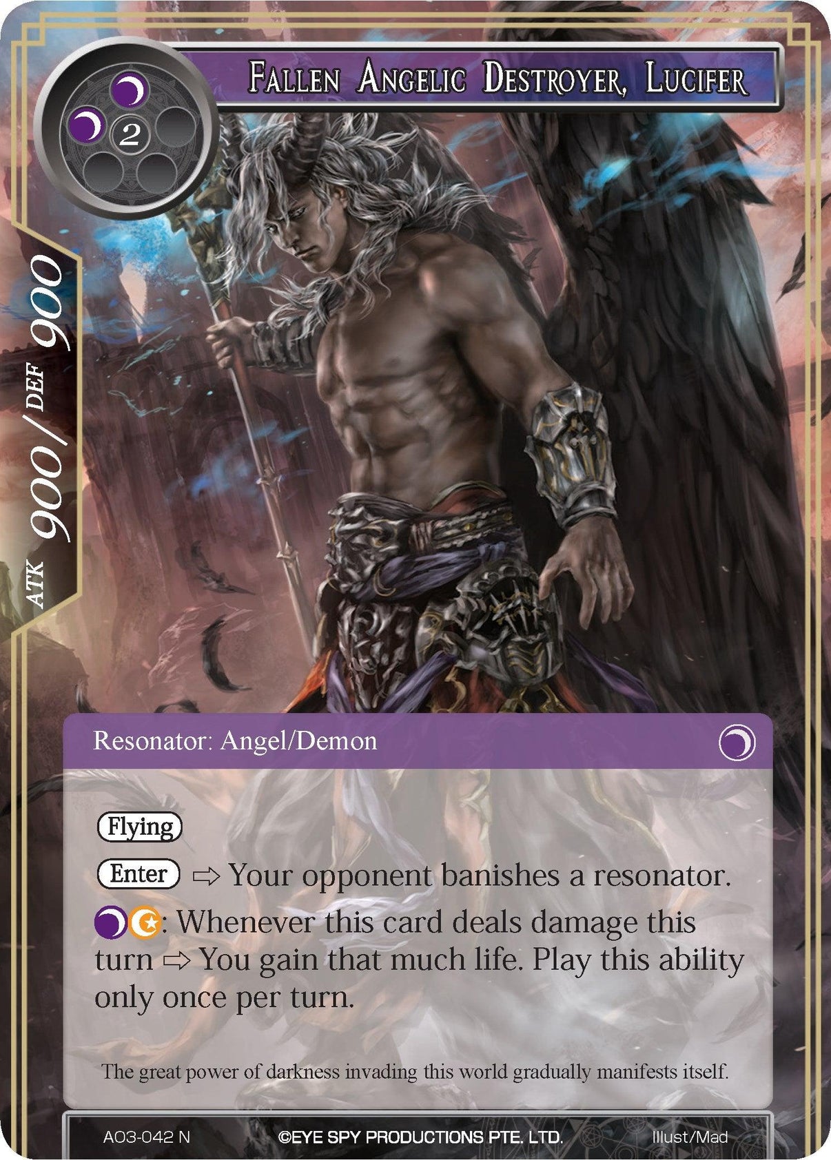 Fallen Angelic Destroyer, Lucifer (AO3-042) [Alice Origin III] - POKÉ JEUX