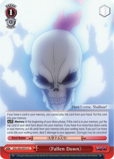 Fallen Down (OVL/S62-E072 U) [Nazarick: Tomb of the Undead] - POKÉ JEUX