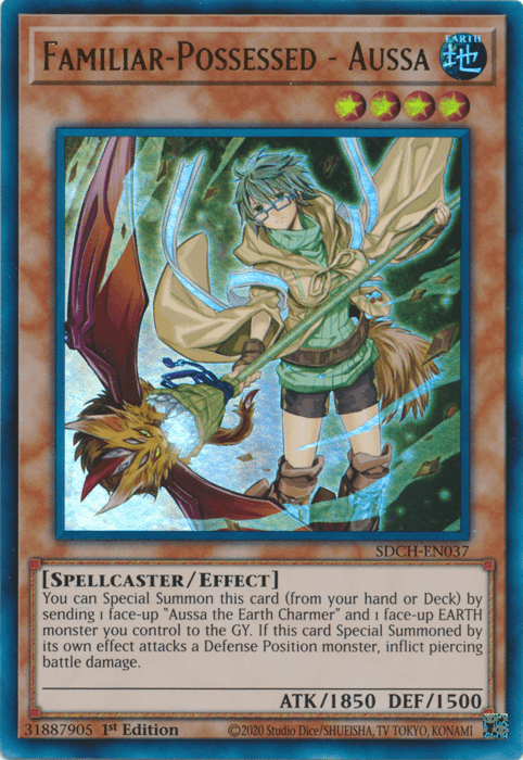 Familiar-Possessed - Aussa (Alternate Art) [SDCH-EN037] Ultra Rare - POKÉ JEUX