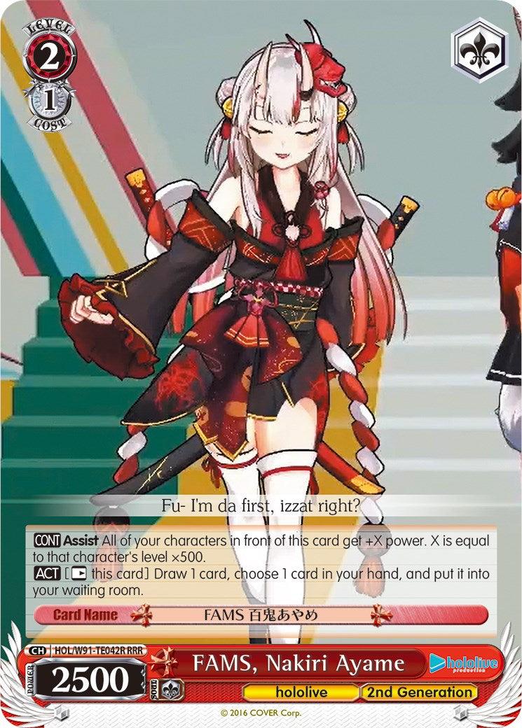 FAMS, Nakiri Ayame (HOL/W91-TE042R RRR) [hololive production] - POKÉ JEUX