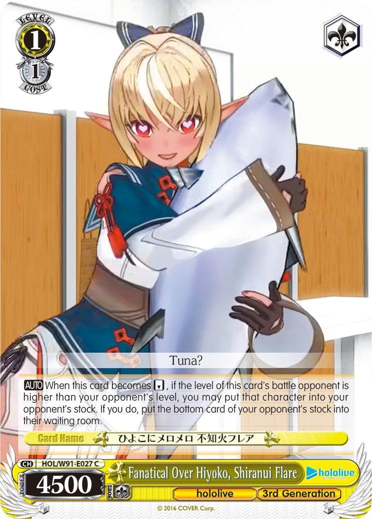 Fanatical Over Hiyoko, Shiranui Flare (HOL/W91-E027 C) [hololive production] - POKÉ JEUX