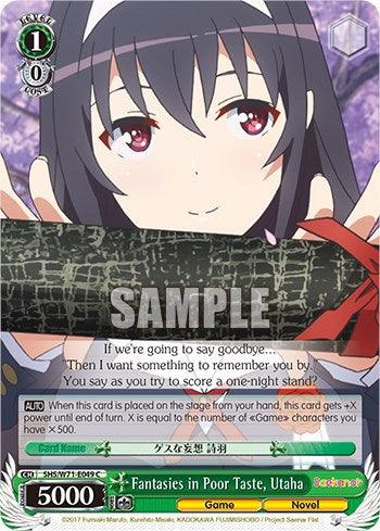 Fantasies in Poor Taste, Utaha [Saekano How to Raise a Boring Girlfriend. flat] - POKÉ JEUX