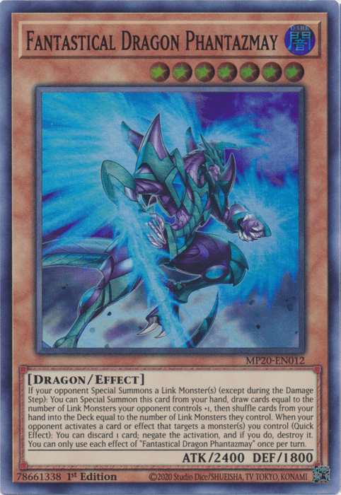 Fantastical Dragon Phantazmay [MP20-EN012] Super Rare - POKÉ JEUX