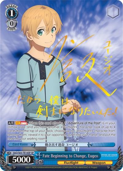 Fate Beginning to Change, Eugeo (SAO/S65-TE14SP SP) [Sword Art Online -Alicization-] - POKÉ JEUX