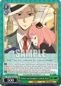 Father and Daughter, Loid & Anya (SPY/S106-E037 U) [SPY x FAMILY] - POKÉ JEUX