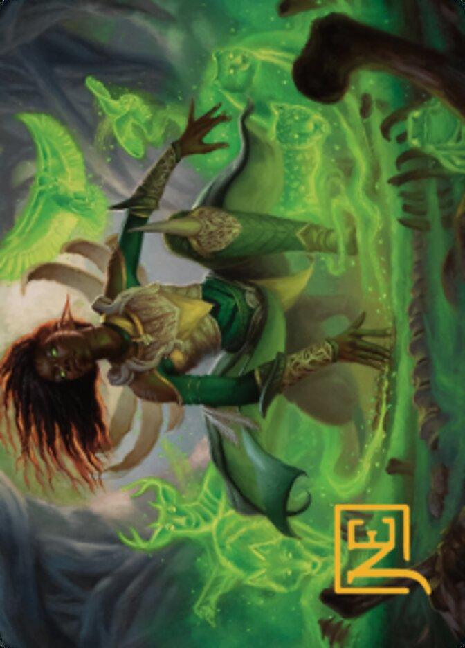 Fauna Shaman Art Card (Gold-Stamped Signature) [The Brothers' War Art Series] - POKÉ JEUX