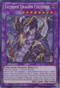 Thunder Dragon Colossus [SOFU-EN037] Secret Rare - POKÉ JEUX