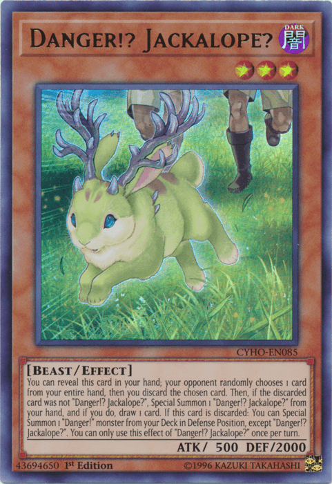 Danger!? Jackalope? [CYHO-EN085] Ultra Rare - POKÉ JEUX