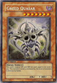 Greed Quasar [CRMS-EN098] Secret Rare - POKÉ JEUX