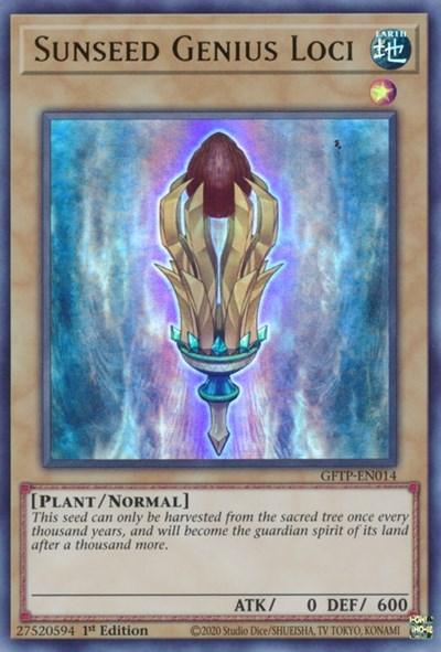 Sunseed Genius Loci [GFTP-EN014] Ultra Rare - POKÉ JEUX