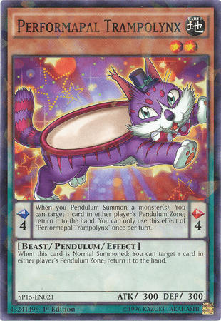 Performapal Trampolynx [SP15-EN021] Shatterfoil Rare - POKÉ JEUX