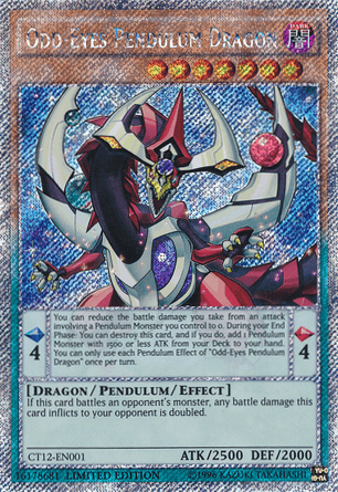 Odd-Eyes Pendulum Dragon [CT12-EN001] Secret Rare - POKÉ JEUX