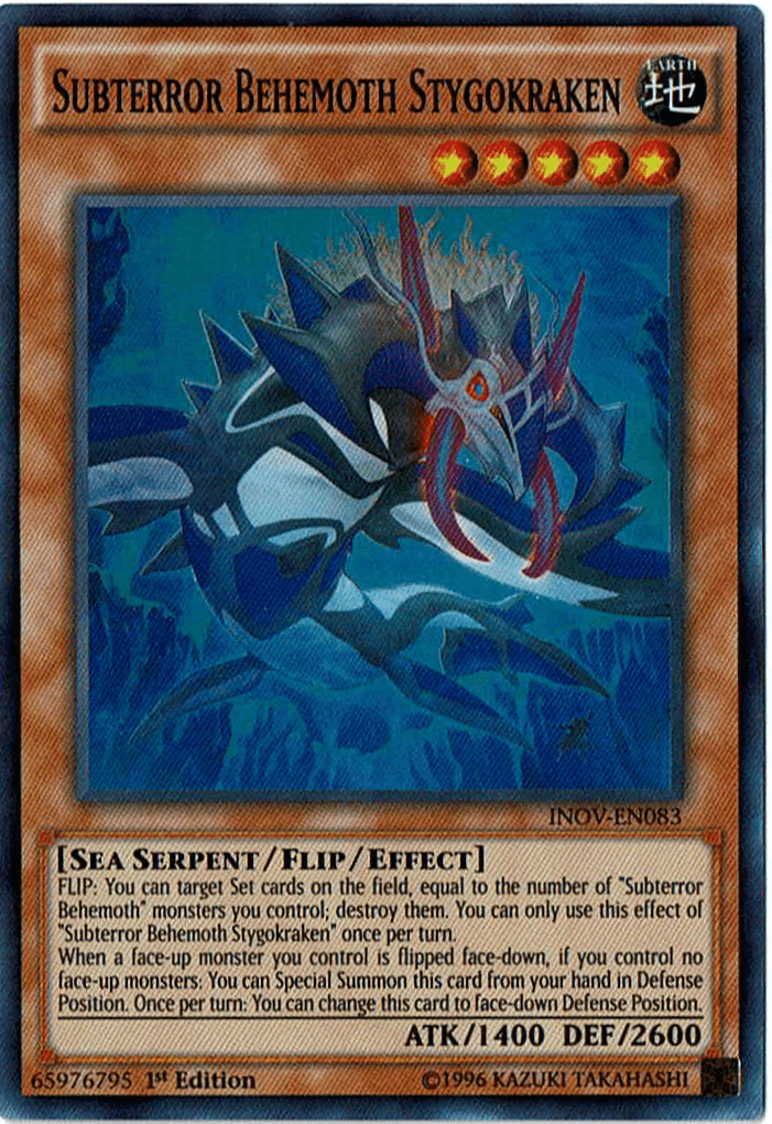 Subterror Behemoth Stygokraken [INOV-EN083] Super Rare - POKÉ JEUX