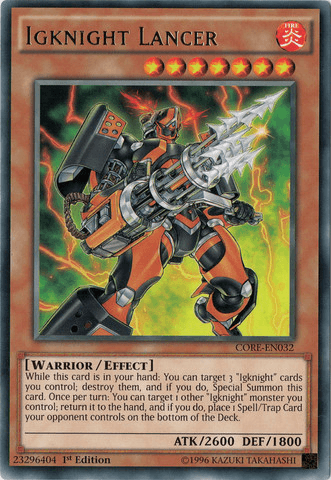 Igknight Lancer [CORE-EN032] Rare - POKÉ JEUX