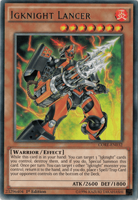 Igknight Lancer [CORE-EN032] Rare - POKÉ JEUX