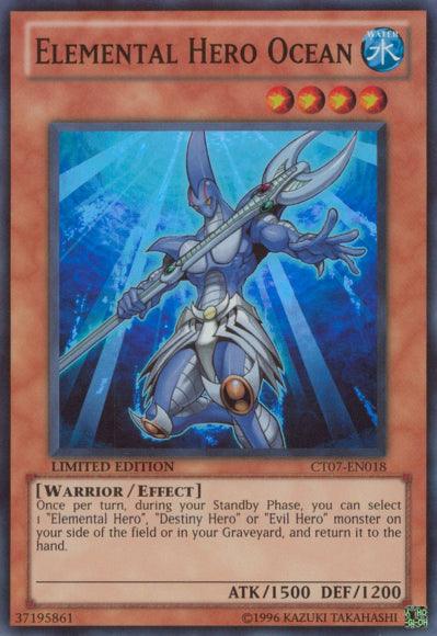 Elemental Hero Ocean [CT07-EN018] Super Rare - POKÉ JEUX