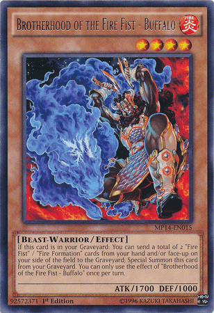 Brotherhood of the Fire Fist - Buffalo [MP14-EN015] Rare - POKÉ JEUX