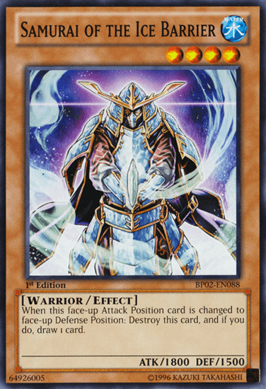 Samurai of the Ice Barrier [BP02-EN088] Common - POKÉ JEUX