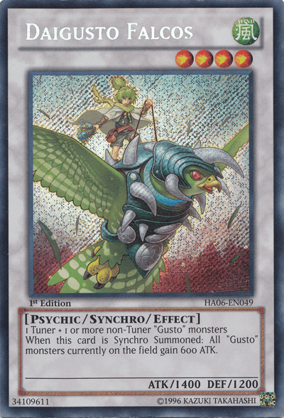 Daigusto Falcos [HA06-EN049] Secret Rare - POKÉ JEUX