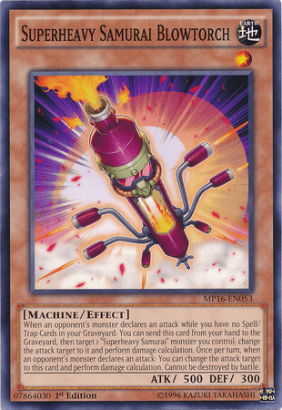 Superheavy Samurai Blowtorch [MP16-EN053] Common - POKÉ JEUX