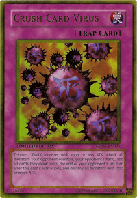 Crush Card Virus [GLD1-EN038] Gold Rare - POKÉ JEUX