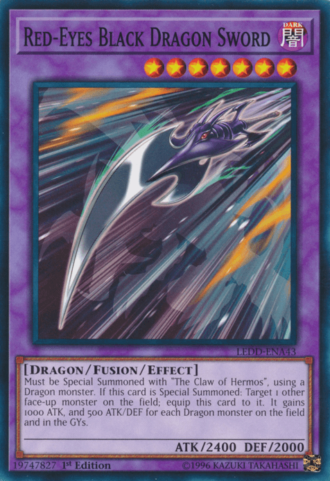 Red-Eyes Black Dragon Sword [LEDD-ENA43] Common - POKÉ JEUX