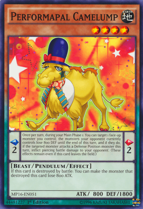 Performapal Camelump [MP16-EN051] Common - POKÉ JEUX