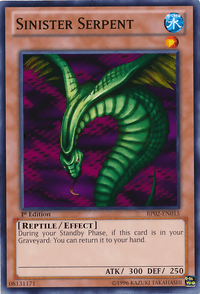 Sinister Serpent [BP02-EN015] Mosaic Rare - POKÉ JEUX