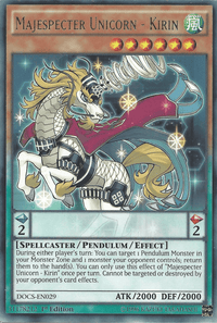Majespecter Unicorn - Kirin [DOCS-EN029] Rare - POKÉ JEUX