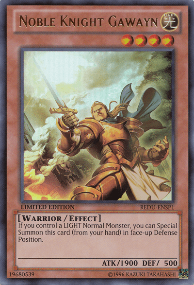 Noble Knight Gawayn [REDU-ENSP1] Ultra Rare - POKÉ JEUX