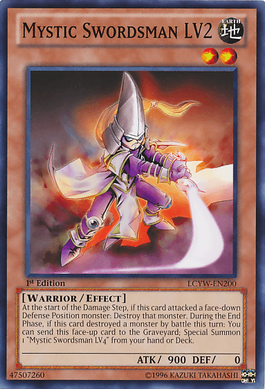 Mystic Swordsman LV2 [LCYW-EN200] Common - POKÉ JEUX