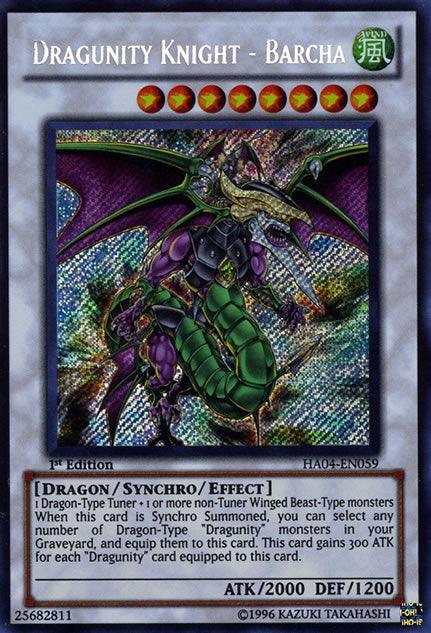 Dragunity Knight - Barcha [HA04-EN059] Secret Rare - POKÉ JEUX