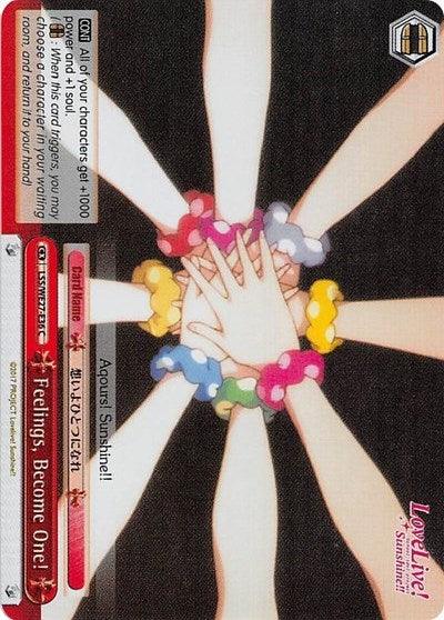 Feelings, Become One! (LSS/WE27-E36 C) (Parallel Foil) [Love Live! Sunshine!! Extra Booster] - POKÉ JEUX