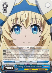 Feelings of Appreciation, Priestess (GBS/S63-E089 C) [Goblin Slayer] - POKÉ JEUX